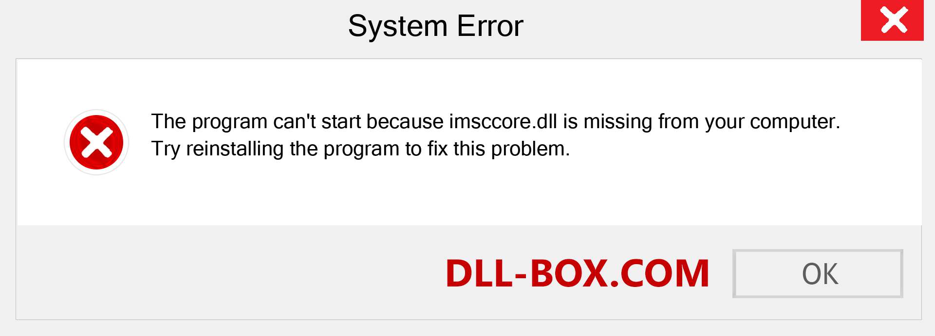  imsccore.dll file is missing?. Download for Windows 7, 8, 10 - Fix  imsccore dll Missing Error on Windows, photos, images